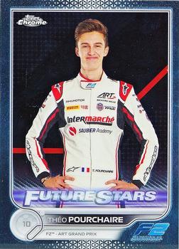 2022 Topps Chrome Formula 1 #86 Théo Pourchaire Front