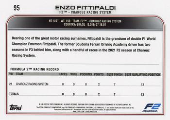2022 Topps Chrome Formula 1 #95 Enzo Fittipaldi Back