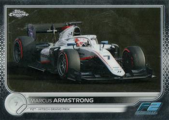 2022 Topps Chrome Formula 1 #135 Marcus Armstrong Front