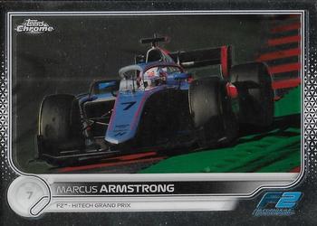 2022 Topps Chrome Formula 1 #136 Marcus Armstrong Front