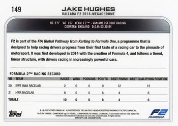 2022 Topps Chrome Formula 1 #149 Jake Hughes Back