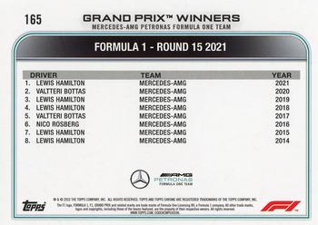 2022 Topps Chrome Formula 1 #165 Lewis Hamilton Back