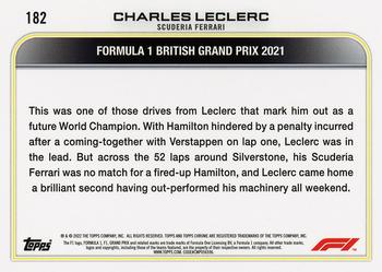 2022 Topps Chrome Formula 1 #182 Charles Leclerc Back