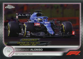 2022 Topps Chrome Formula 1 #183 Fernando Alonso Front