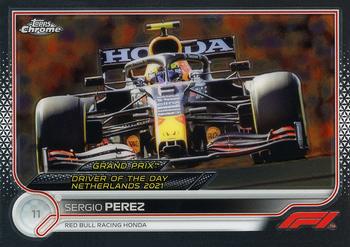 2022 Topps Chrome Formula 1 #184 Sergio Perez Front