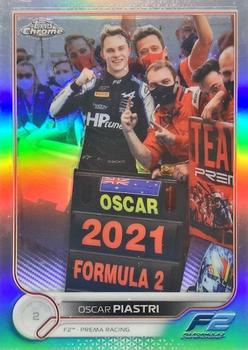 2022 Topps Chrome Formula 1 #199 Oscar Piastri Front