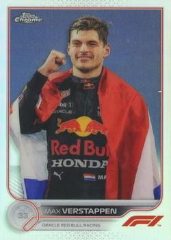 2022 Topps Chrome Formula 1 #1 Max Verstappen Front