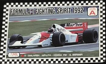 1992 Amada Formula 1 Fighting Spirit #2 Gerhard Berger Front