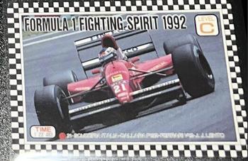 1992 Amada Formula 1 Fighting Spirit #21 J.J. Lehto Front