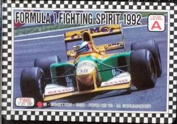 1992 Amada Formula 1 Fighting Spirit #37 Michael Schumacher Front
