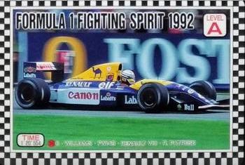1992 Amada Formula 1 Fighting Spirit #36 Ricardo Patrese Front