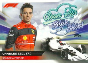 2022 Topps Formula 1 - Clean Air, Blue Skies #CABS-CL Charles Leclerc Front