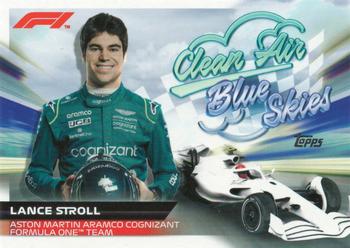 2022 Topps Formula 1 - Clean Air, Blue Skies #CABS-LS Lance Stroll Front