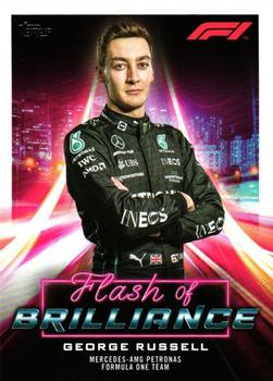 2022 Topps Formula 1 - Flash of Brilliance #FOB-GR George Russell Front