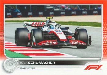 2022 Topps Formula 1 - Orange #72 Mick Schumacher Front