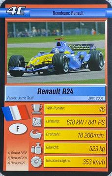 2006 Super Trumpf Ravensburger Pole Position #4C Renault R24 Front