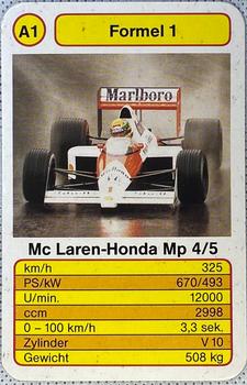 1990 Top Ass Formel 1 #A1 McLaren-Honda MP4/5 Front