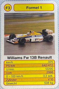 1990 Top Ass Formel 1 #F3 Williams Fw 13B Renault Front