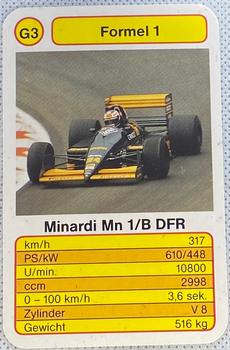1990 Top Ass Formel 1 #G3 Minardi Mn 1/B DFR Front
