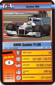 2010 Super Trumpf - Ravensburger Pole Position #6A 2009 BMW-Sauber F1.09 Front