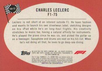 2022 Topps Chrome Formula 1 - 1968 Topps Hot Rods #T68-CL Charles Leclerc Back