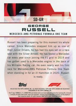2022 Topps Chrome Formula 1 - Speed Demons #SD-GR George Russell Back
