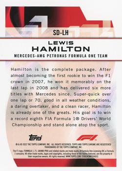 2022 Topps Chrome Formula 1 - Speed Demons #SD-LH Lewis Hamilton Back