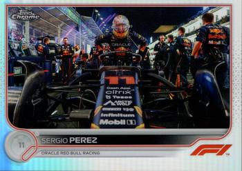 2022 Topps Chrome Formula 1 - Refractor #23 Sergio Perez Front