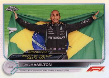 2022 Topps Chrome Formula 1 - Refractor #190 Lewis Hamilton Front