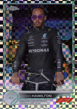 2022 Topps Chrome Formula 1 - Checker Flag #8 Lewis Hamilton Front
