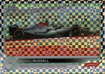 2022 Topps Chrome Formula 1 - Checker Flag #112 George Russell Front