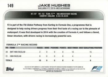 2022 Topps Chrome Formula 1 - Gold/Purple #149 Jake Hughes Back