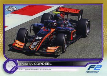 2022 Topps Chrome Formula 1 - Gold/Purple #150 Amaury Cordeel Front