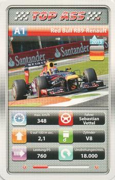 2018 TOP ASS Formel 1 - Altenburger #A1 Sebastian Vettel - 2013 Red Bull RB9 Front