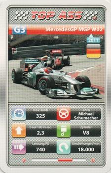 2018 TOP ASS Formel 1 - Altenburger #G3 Michael Schumacher - 2011 MercedesGP MGP W02 Front