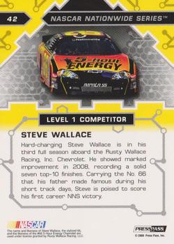 2009 Press Pass Stealth - Retail #42 Steve Wallace Back