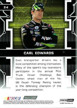 2009 Press Pass Stealth - Retail #54 Carl Edwards' Rig Back