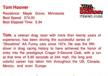 1989 Racing Champions Funny Car #01205 Tom Hoover Back