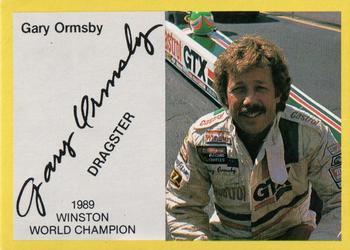 1989 Racing Champions Dragster #01304 Gary Ormsby Front