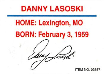 1993 Racing Champions World Of Outlaws #03557 Danny Lasoski Back