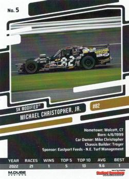 2023 Stafford Speedway Weekly Drivers of 2022 #5 Michael Christopher Jr. Back