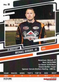 2023 Stafford Speedway Weekly Drivers of 2022 #8 Michael Gervais Jr. Back