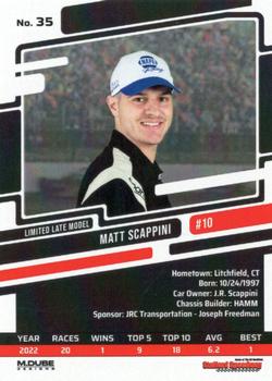 2023 Stafford Speedway Weekly Drivers of 2022 #35 Matt Scappini Back