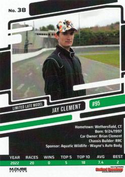 2023 Stafford Speedway Weekly Drivers of 2022 #38 Jay Clement Back