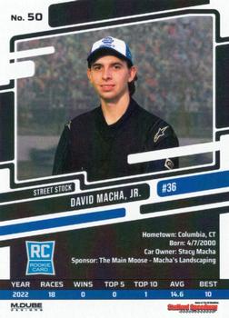 2023 Stafford Speedway Weekly Drivers of 2022 #50 David Macha Jr. Back