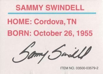 1995 Racing Champions World Of Outlaws #03500-03579-2 Sammy Swindell Back