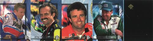 1994 Press Pass - Cup Chase Uncut Strips #CC6/CC17/CC21/CC26/NNO Harry Gant/Mark Martin/Kyle Petty/Hut Stricklin Front