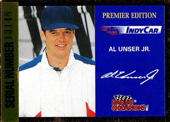 1995 Racing Champions Premier Matched Serial Number Indy Car #07802-05217R Al Unser Jr. Front