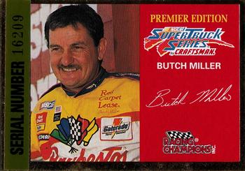 1995 Racing Champions Premier Matched Serial Number SuperTruck Series #07801-08228 Butch Miller Front