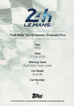 2023 Topps 24H of Le Mans Poster Art #NNO Le Mans Poster Art 2000 Back